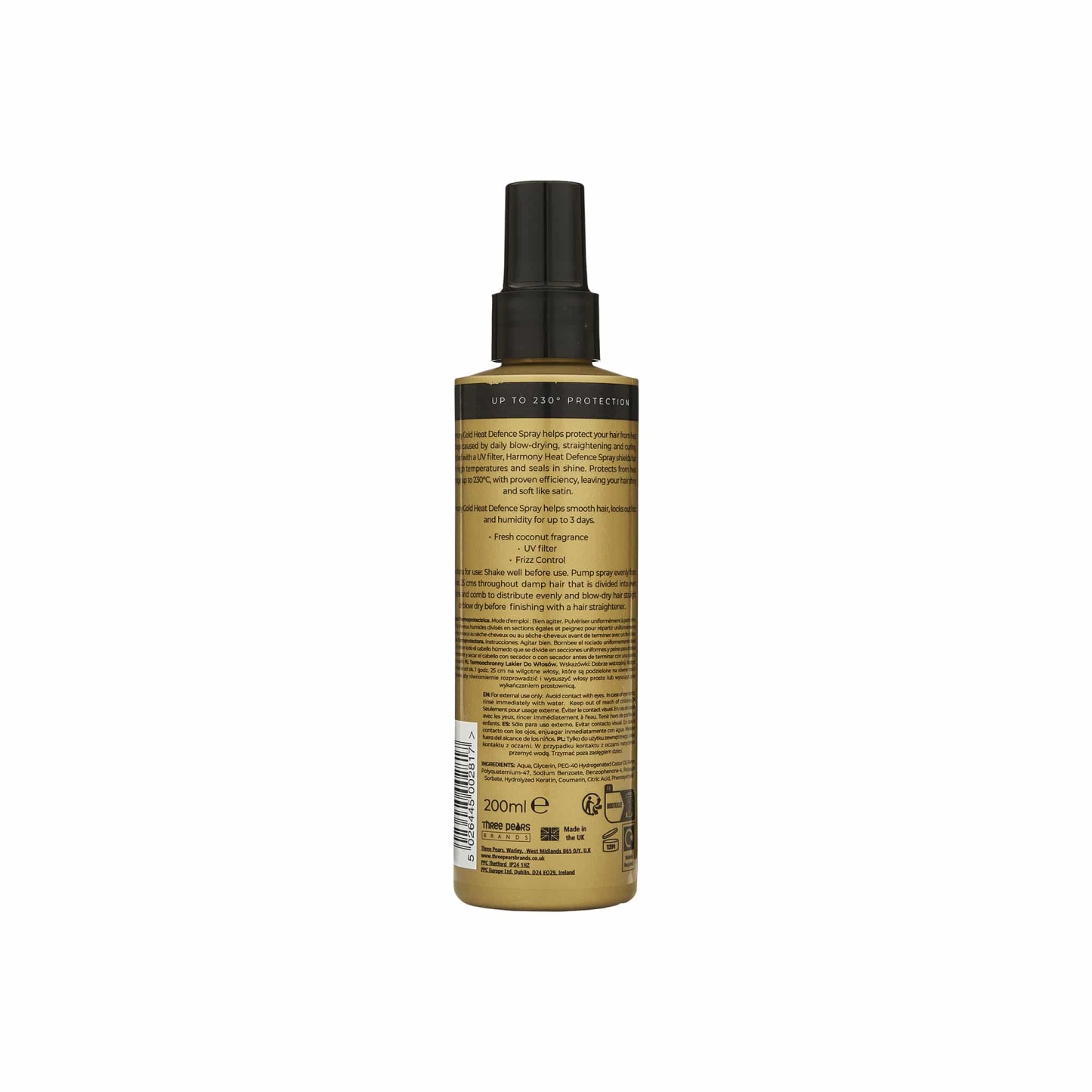 Harmony Gold Heat Defence 200ml