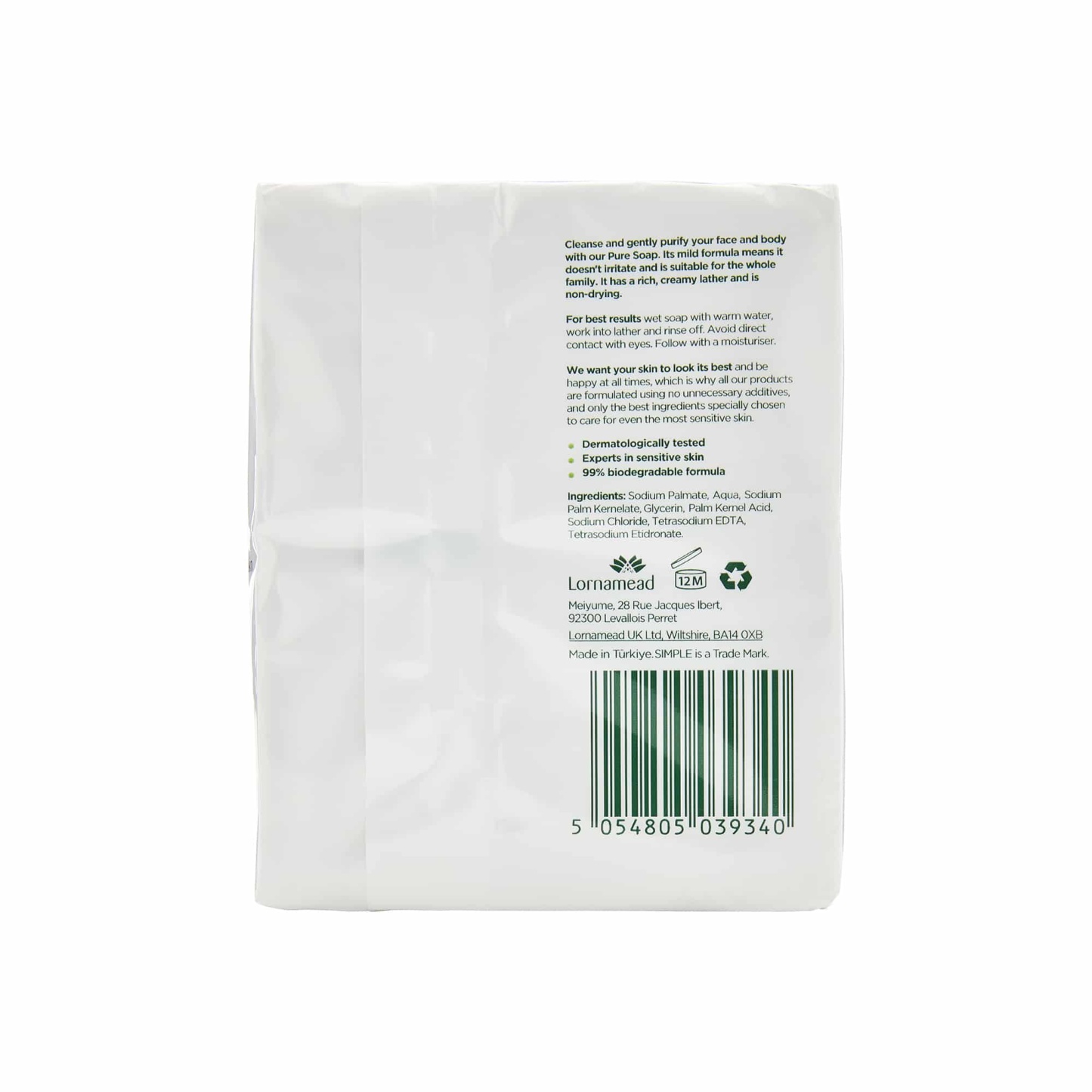 Simple Soap 2PK 100g