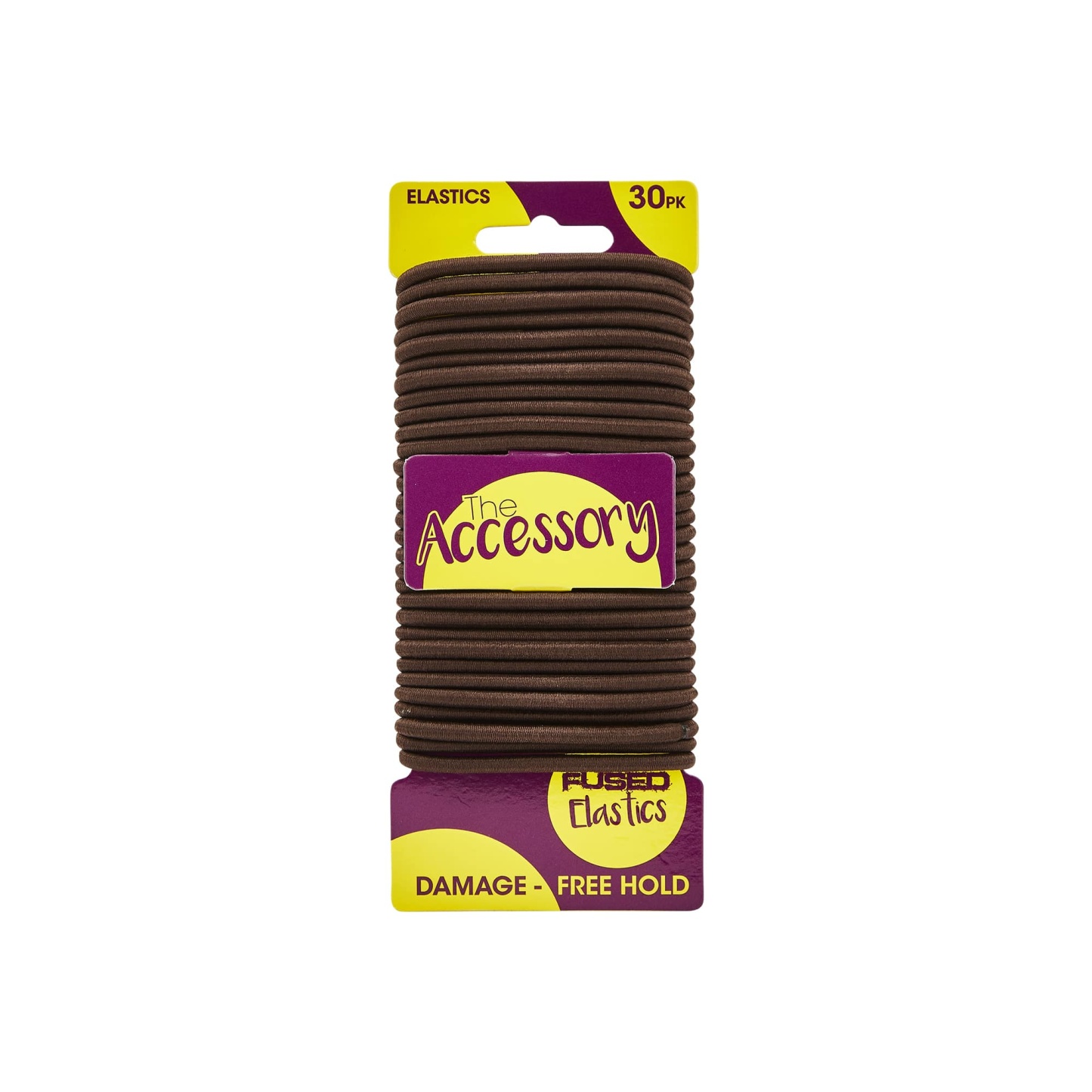 The Accessory Fused Elastics 30pk Brown