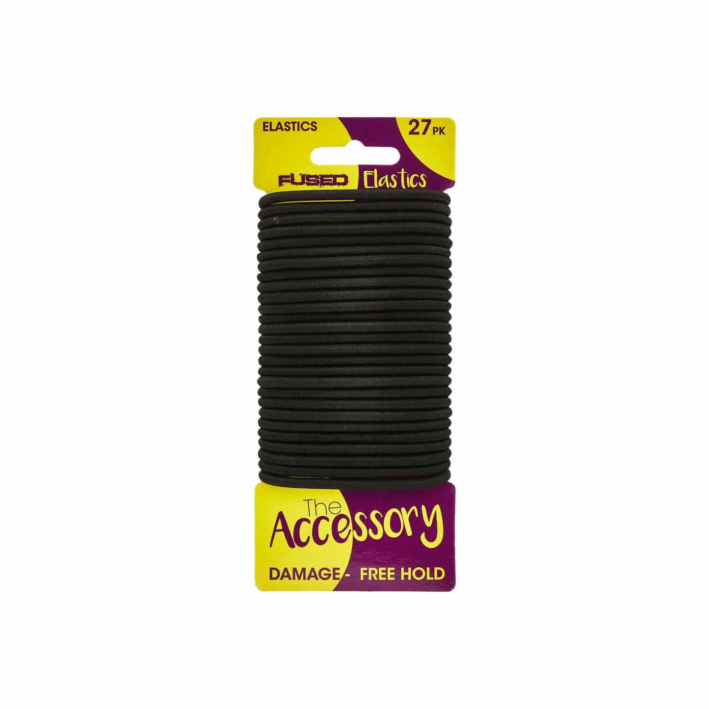 The Accessory Fused Elastics 27pk Black
