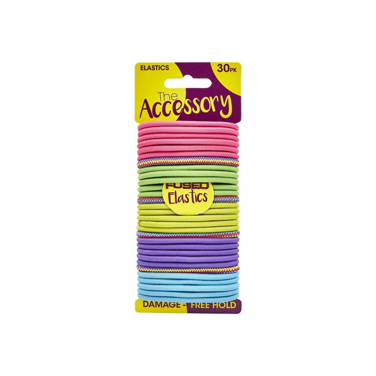 The Accessory Bright Fused Elastics 30pk
