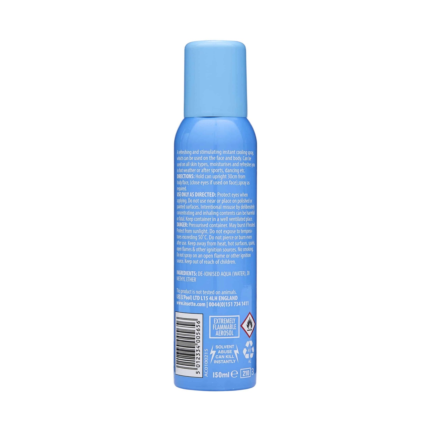Insette Instant Cooling Spray 150ml