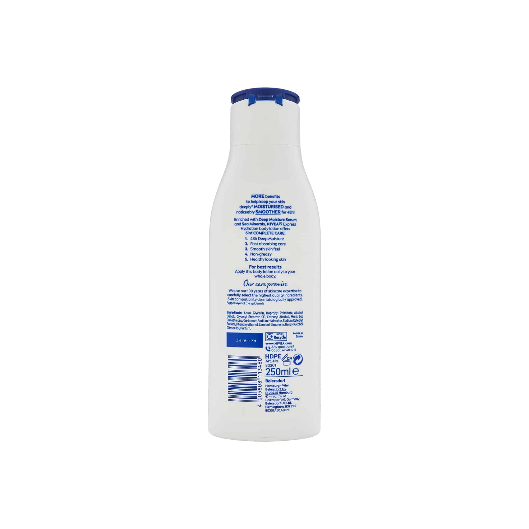 Nivea Express Hydration Body Lotion 250ml