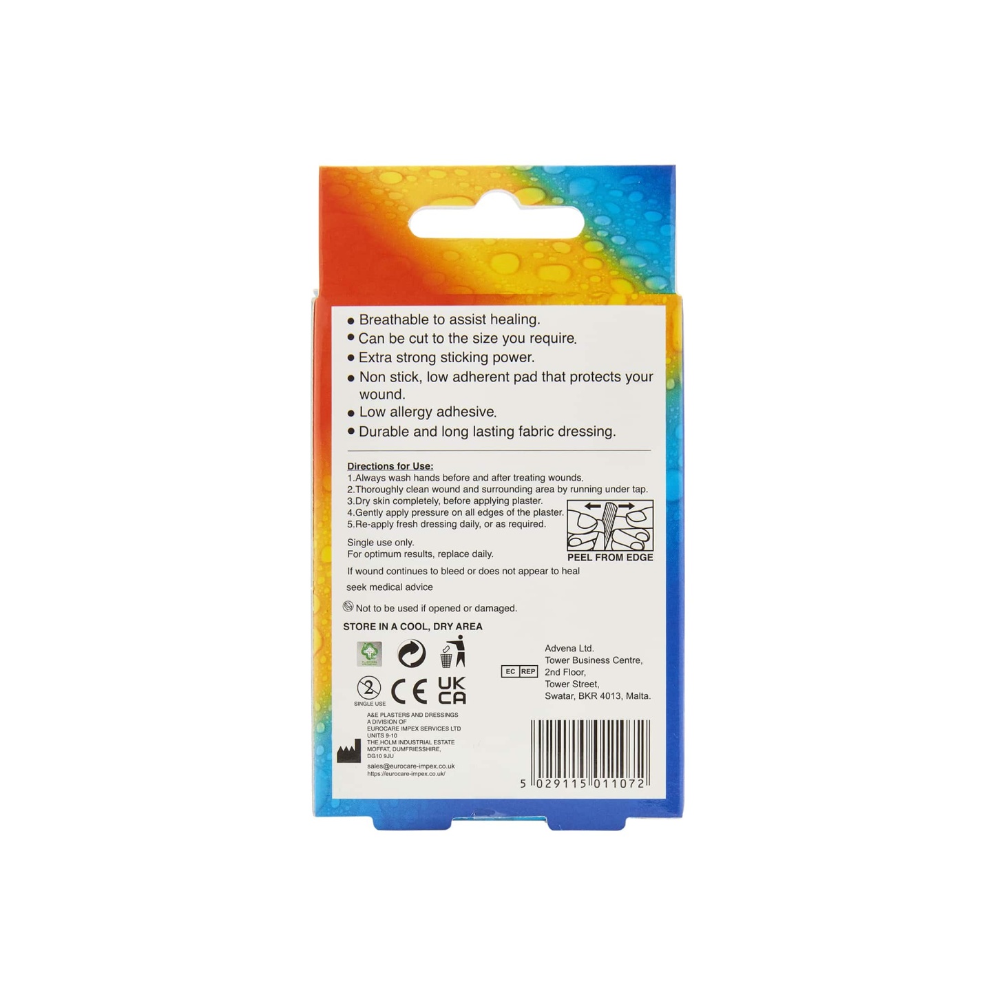 1 MTR Washproof Fabric dressing