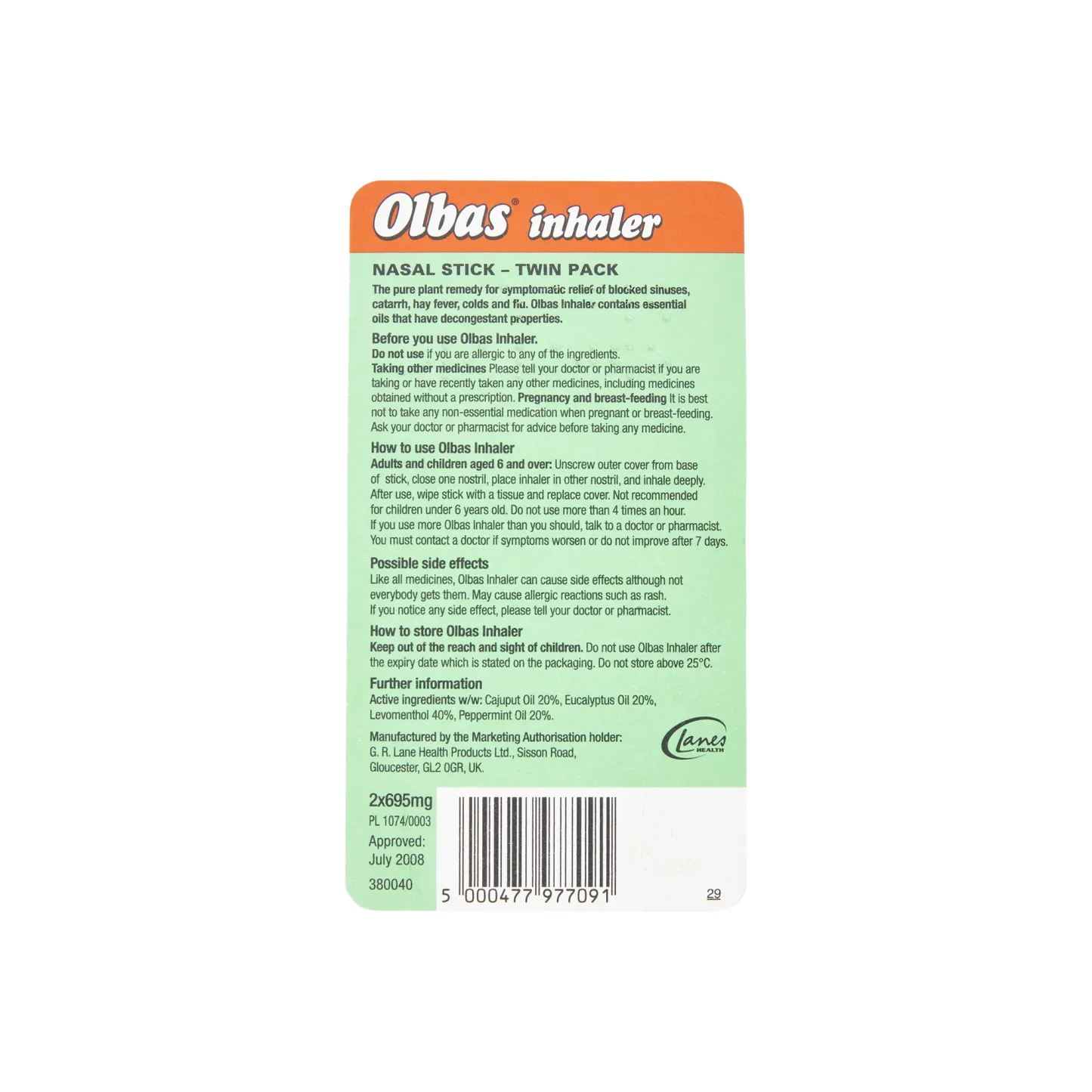Olbas Inhaler Twin