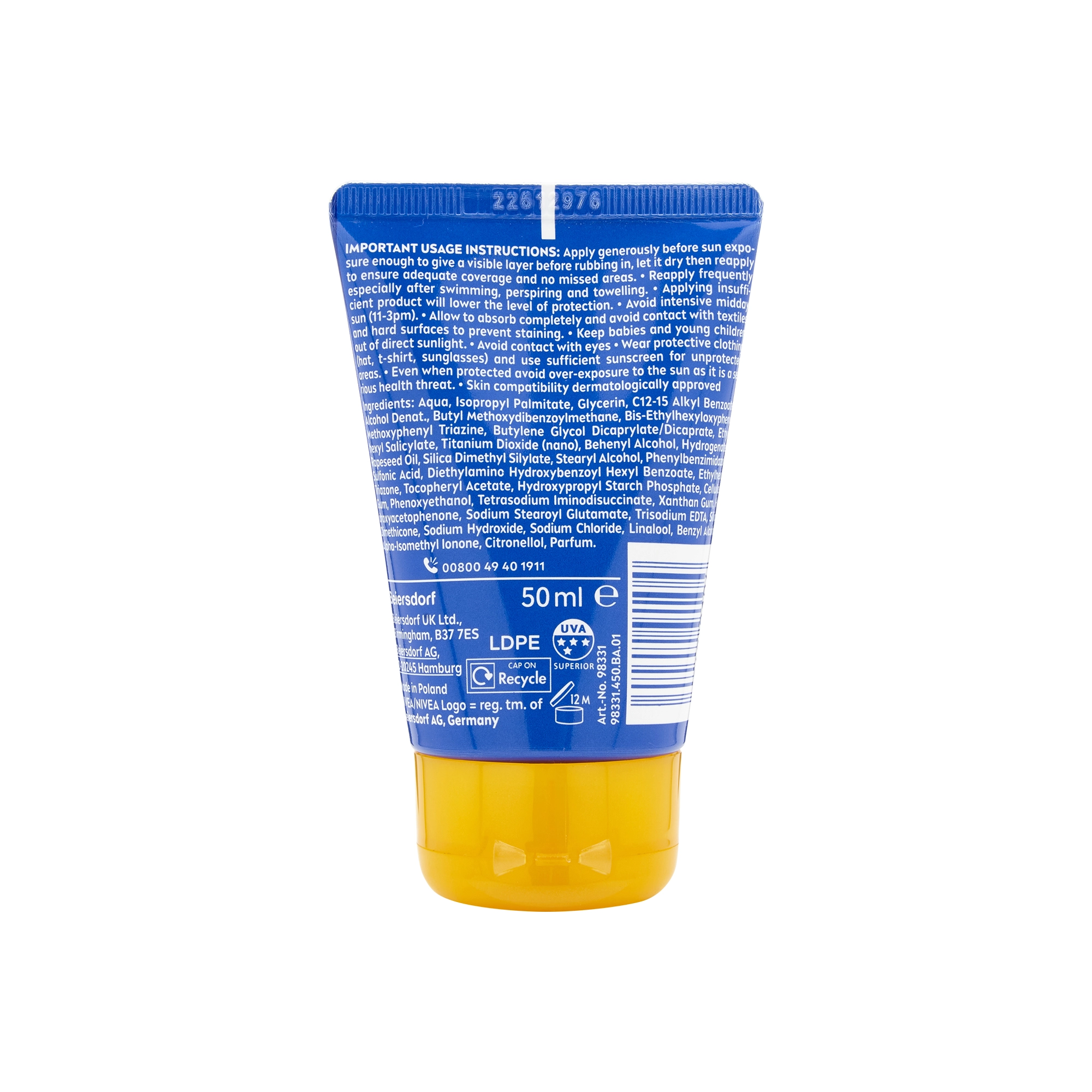 Nivea Sun Protect & Moisture To Go SPF30 50ml