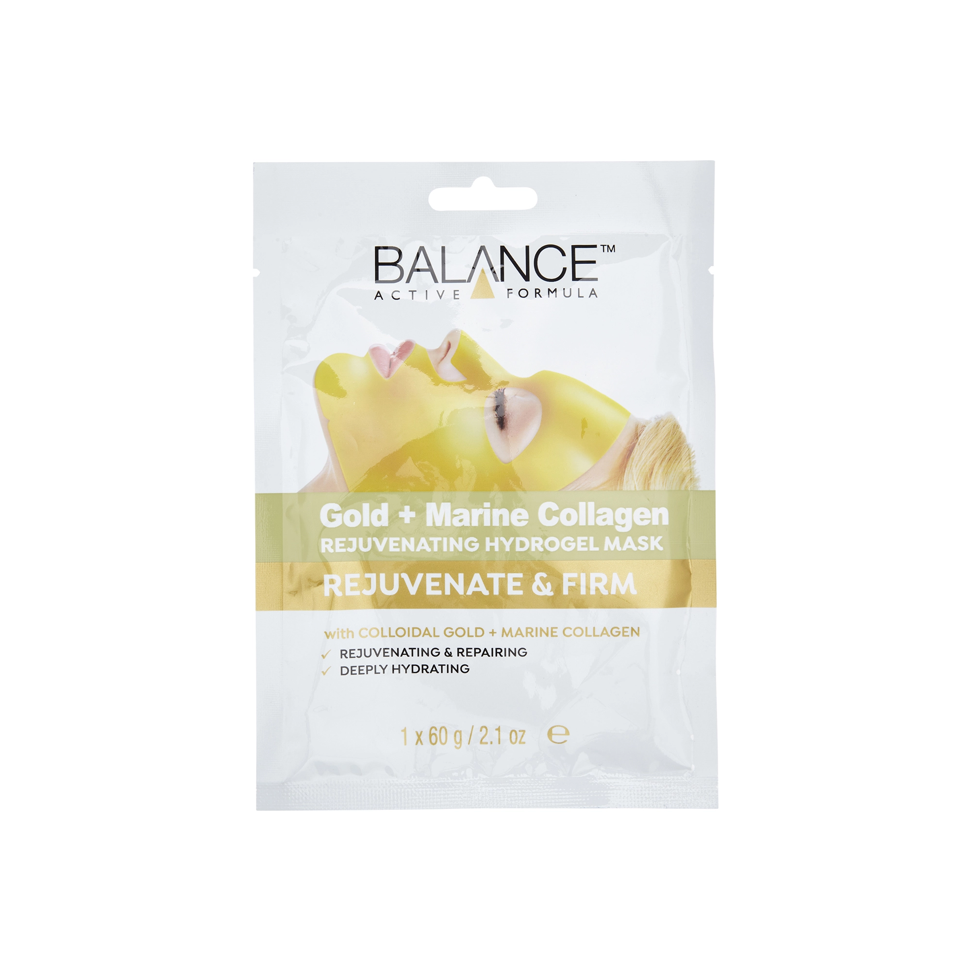 Balance Active Formula Gold + Marine Collagen Hydrogel Mask