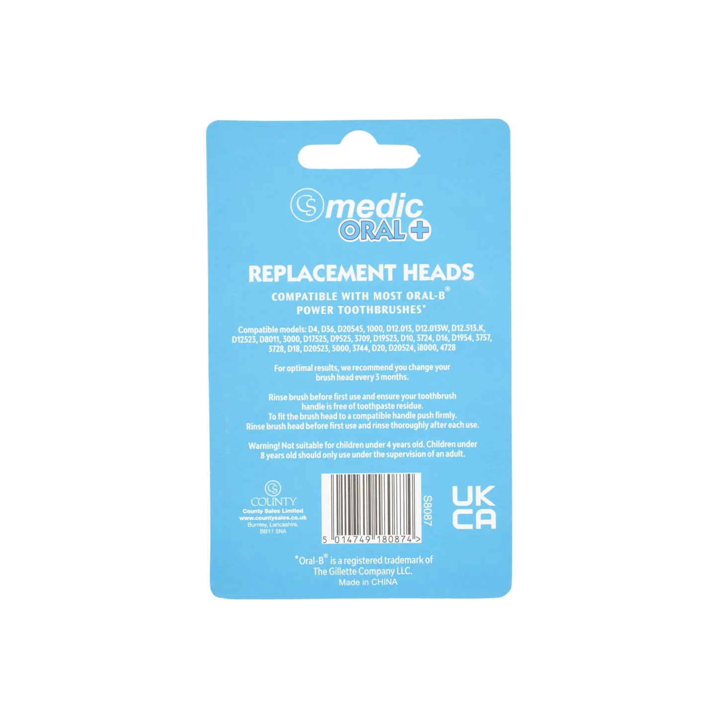 CS Medic Brush Heads 4pk