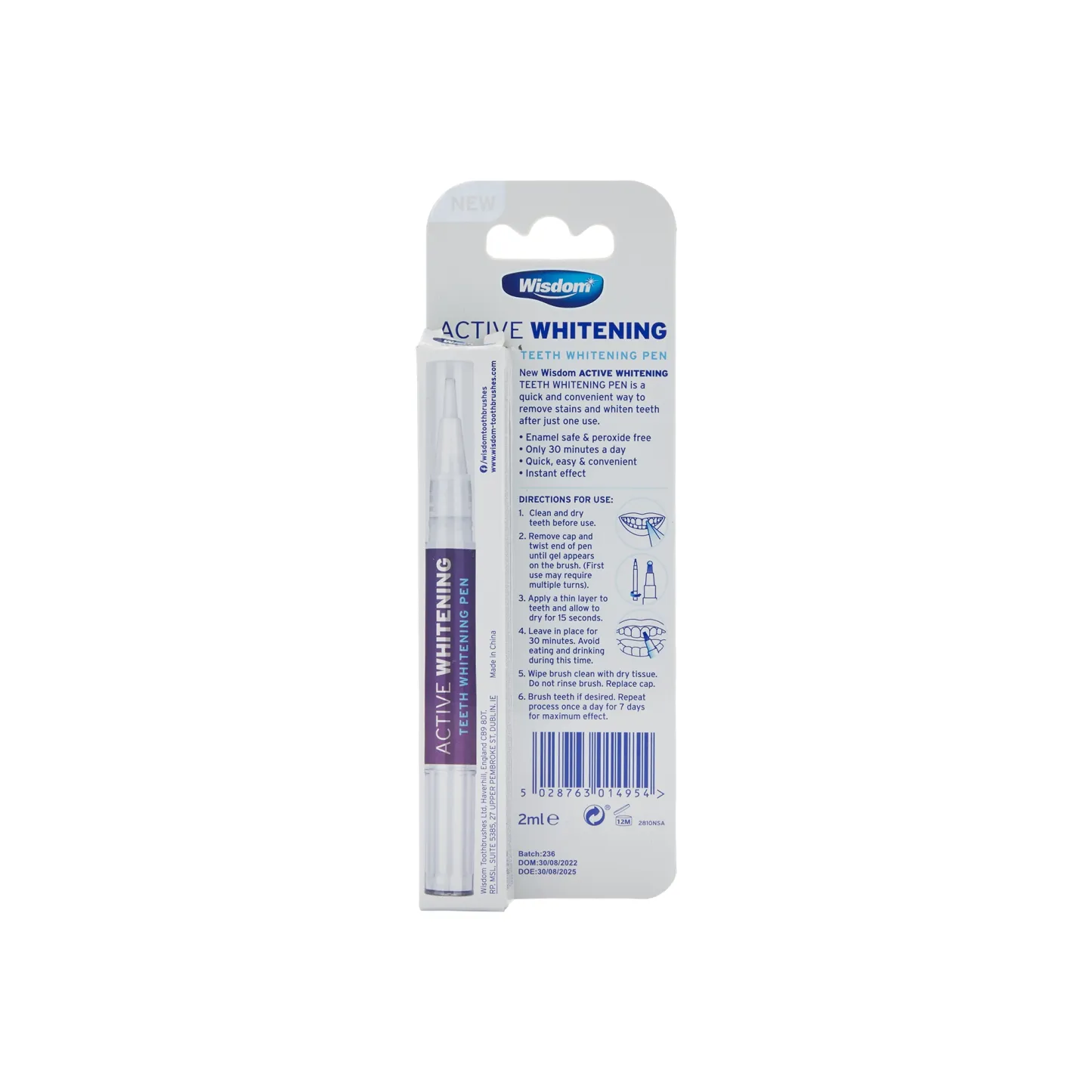Wisdom Active Whiten Teeth whitening Pen