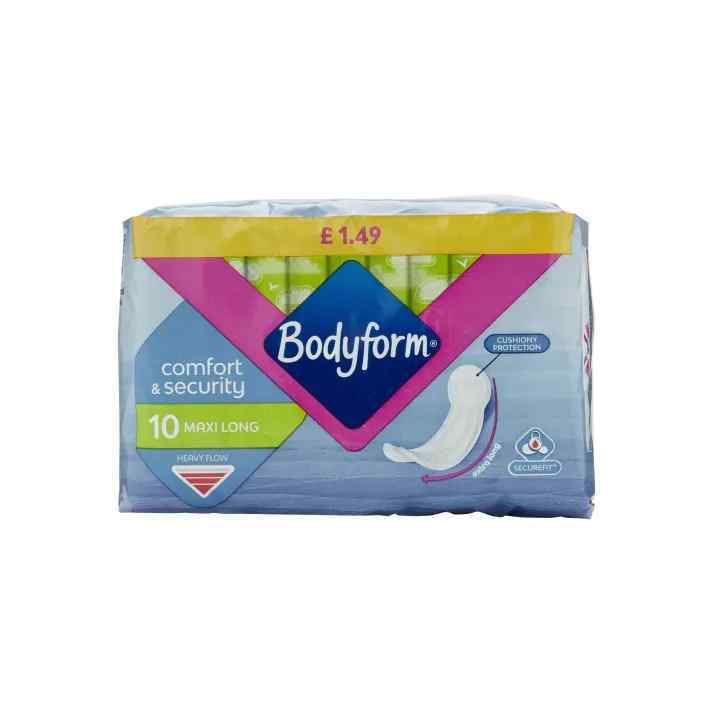 Bodyform Maxi Long 10's