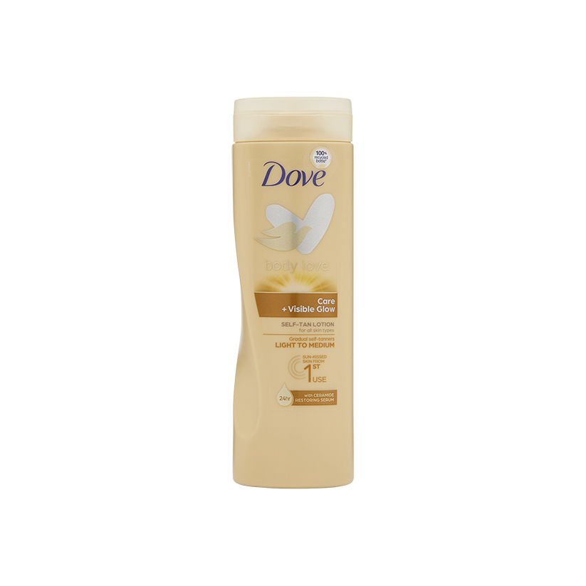 Dove Lotion Visible Glow Fair - Medium 400ml