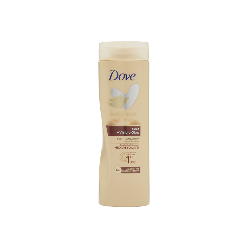 Dove Lotion Visible Glow Medium - Dark 400ml