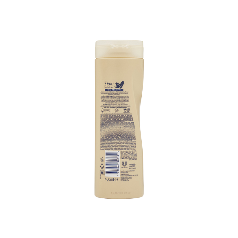 Dove Lotion Visible Glow Medium - Dark 400ml