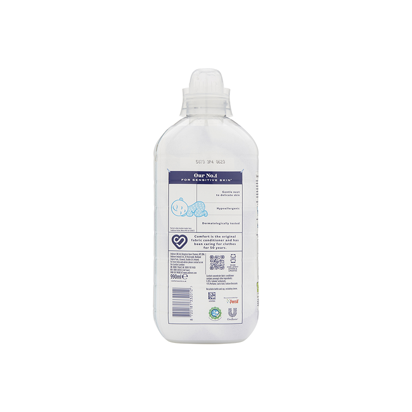 Comfort Fabric Conditioner Pure 33 washes 990 ml