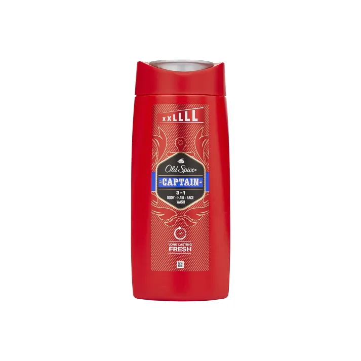 Old Spice Captain Shower Gel & Shampoo For Men 675ml