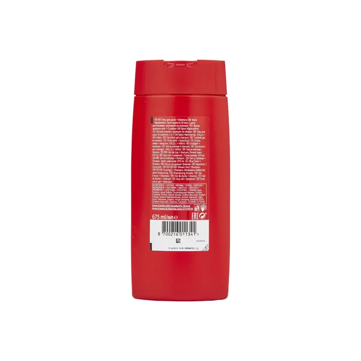 Old Spice Night Panther Shower Gel & Shampoo For Men 675ml