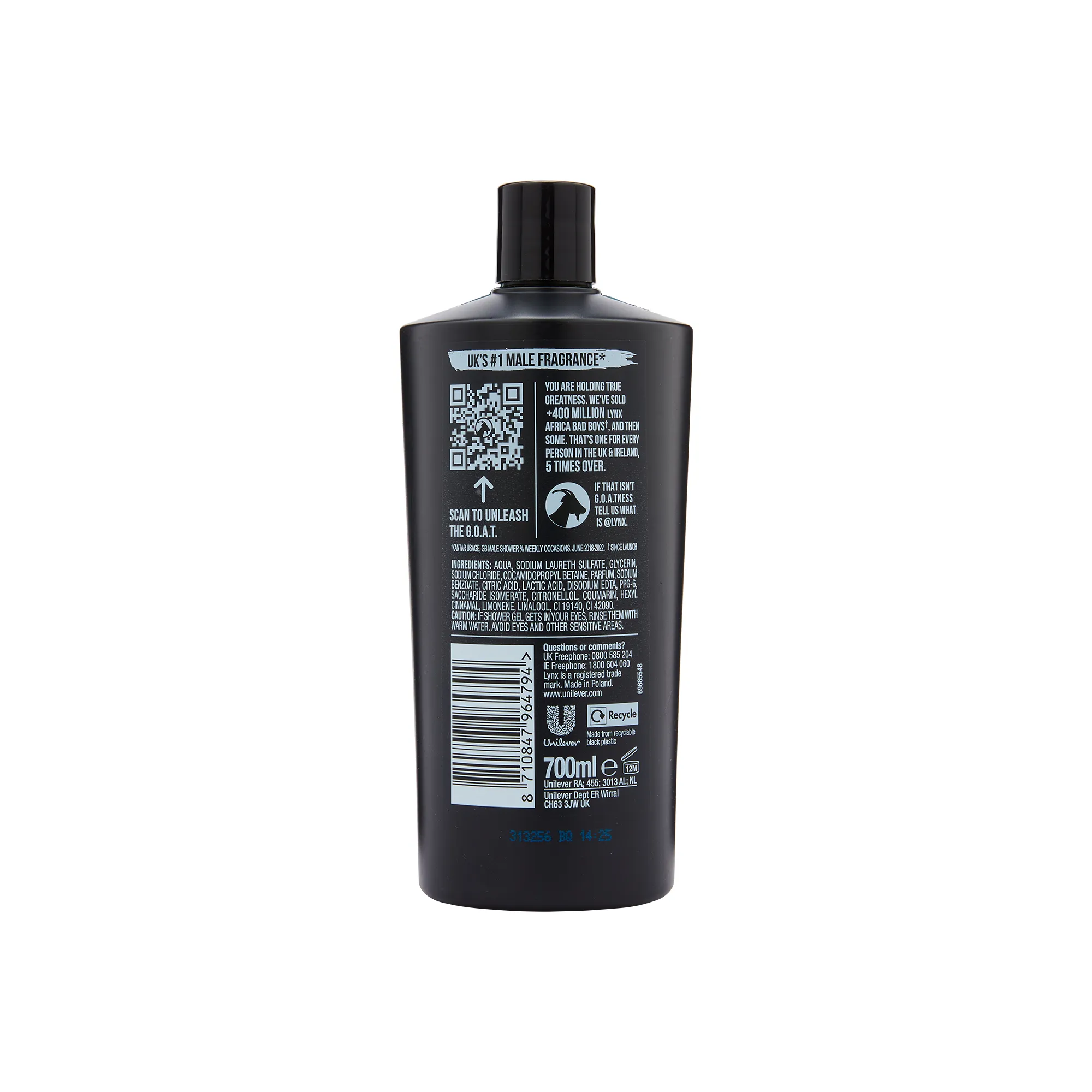 Lynx Africa Shower Gel 700ml