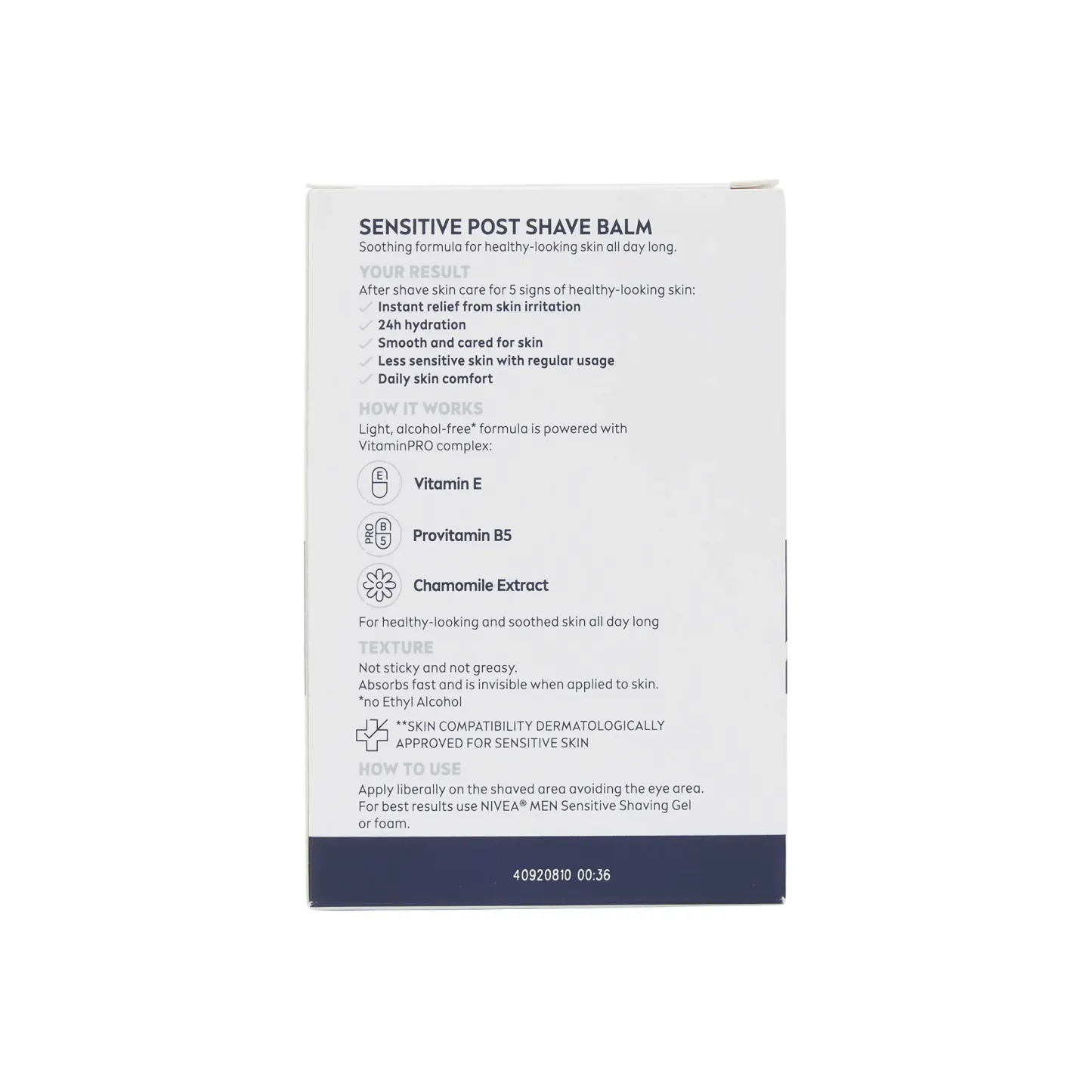 NIVEA MEN Sensitive Post Shave Balm 100ml