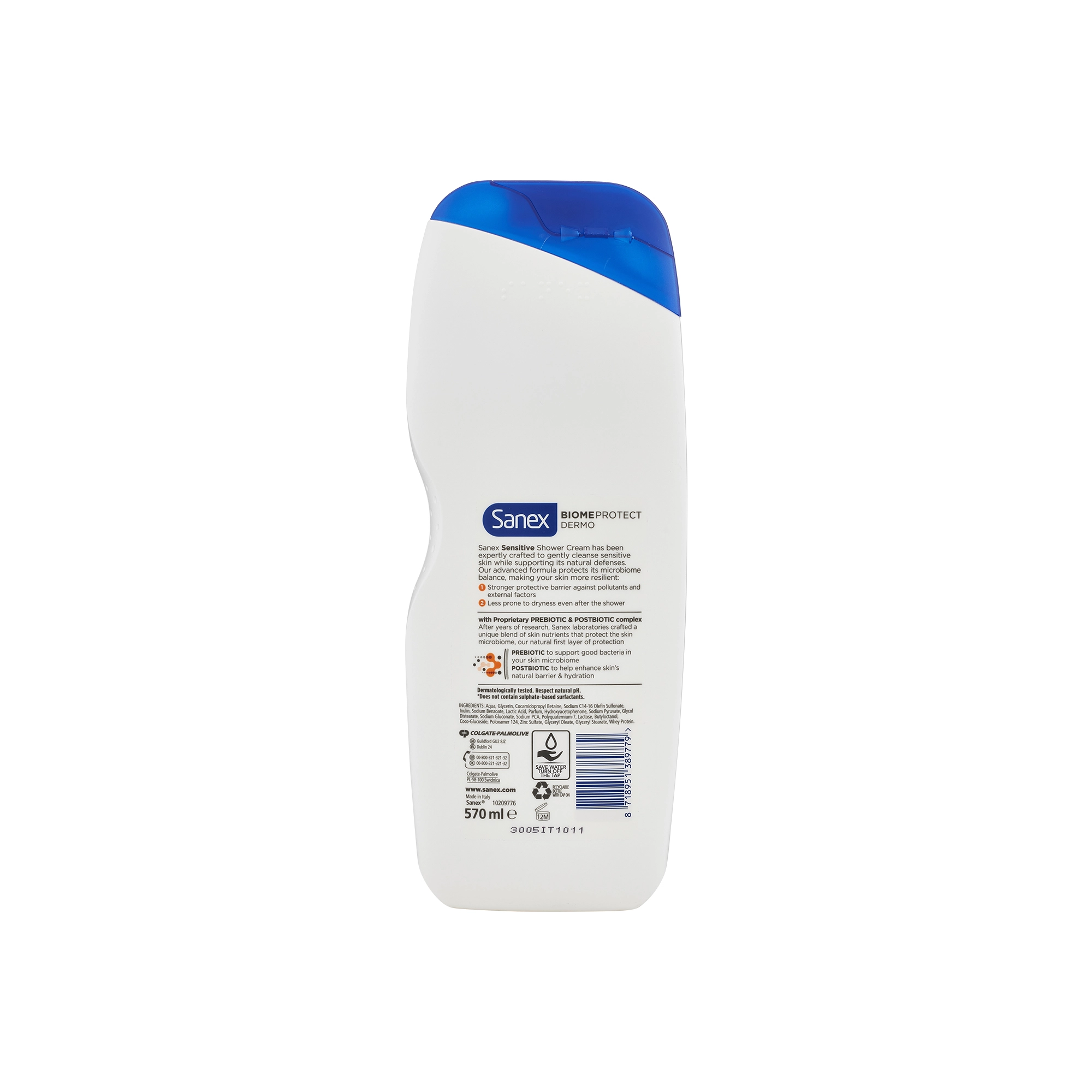 Sanex BiomeProtect Sensitive Shower Cream 570ml