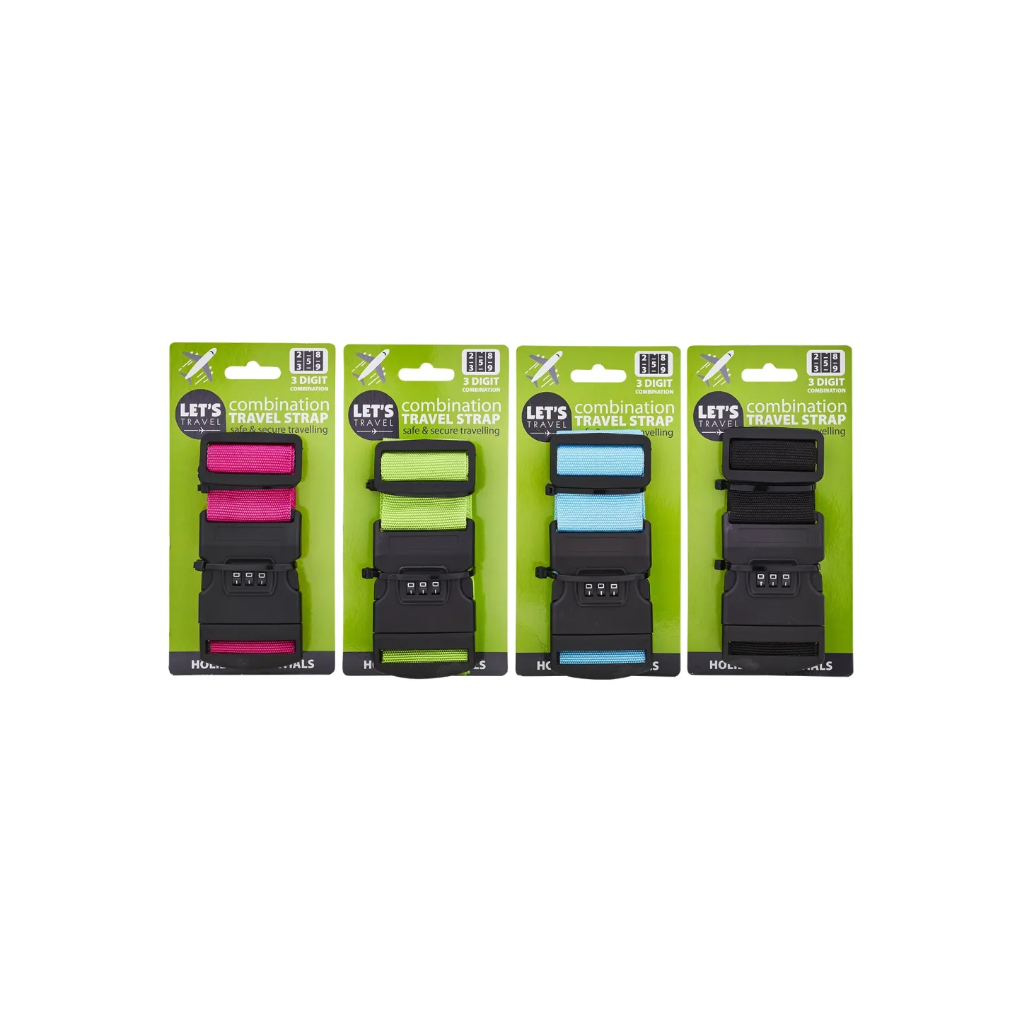 Let's Travel Combination Travel Strap