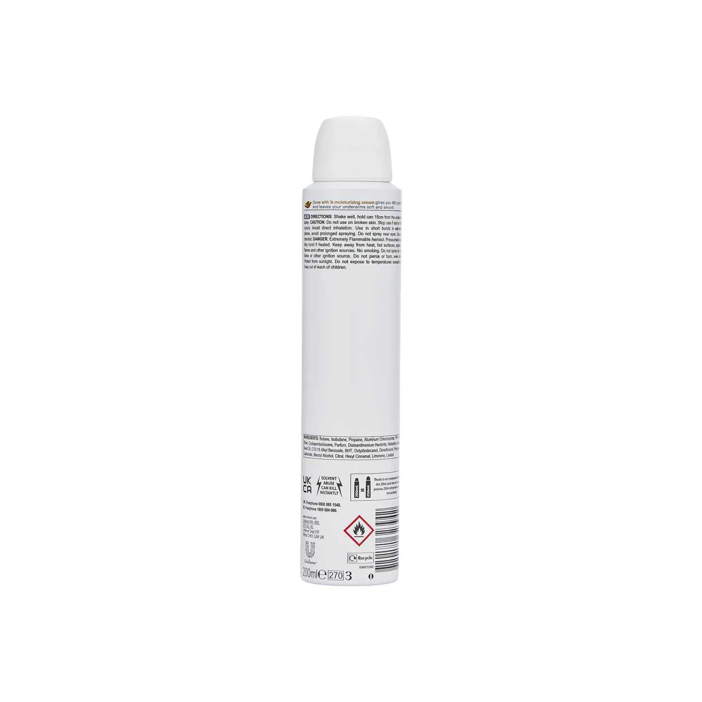 Dove Floral Antiperspirant Deodorant Spray 200ml