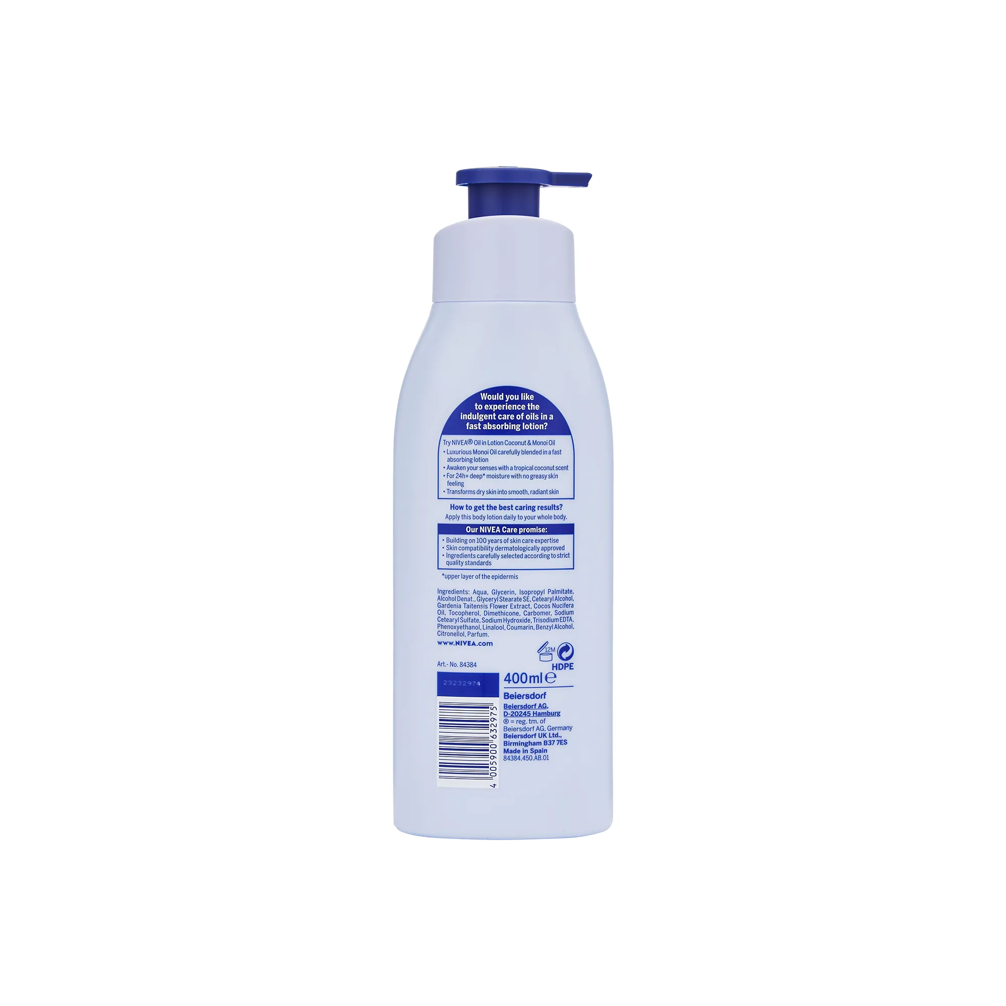 Nivea Coconut & Monoi Oil Lotion 400ml