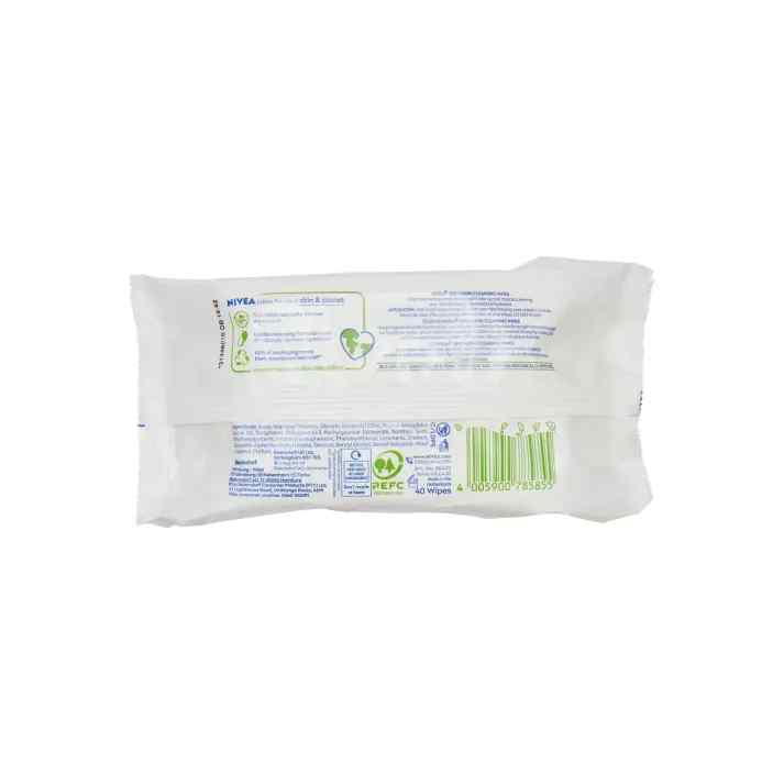 NIVEA Biodegradable Cleansing Face Wipes Dry Skin 40 pack