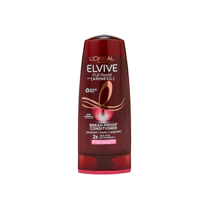 L'Oreal Paris Elvive Full Resist Break-Proof Detangling Conditioner With Aminexil for Hair Fall Due to Breakage 200ml