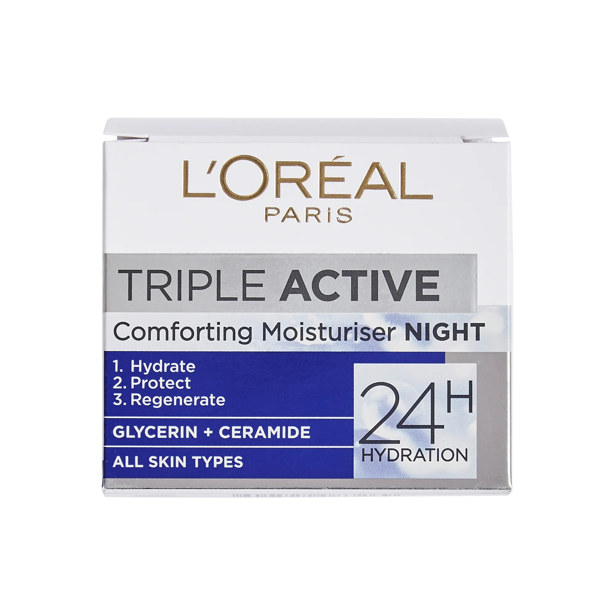 L'Oreal Paris Triple Active 24HR Comforting Night Cream 50ml