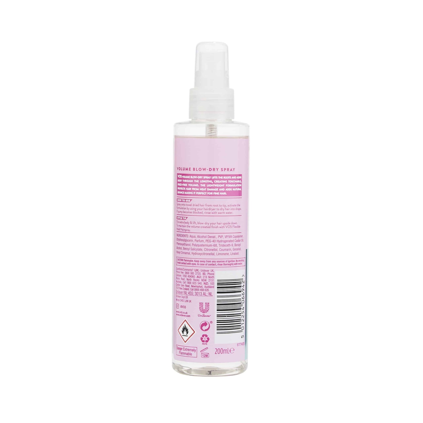 VO5 Volume Blow-Dry Spray 200ml