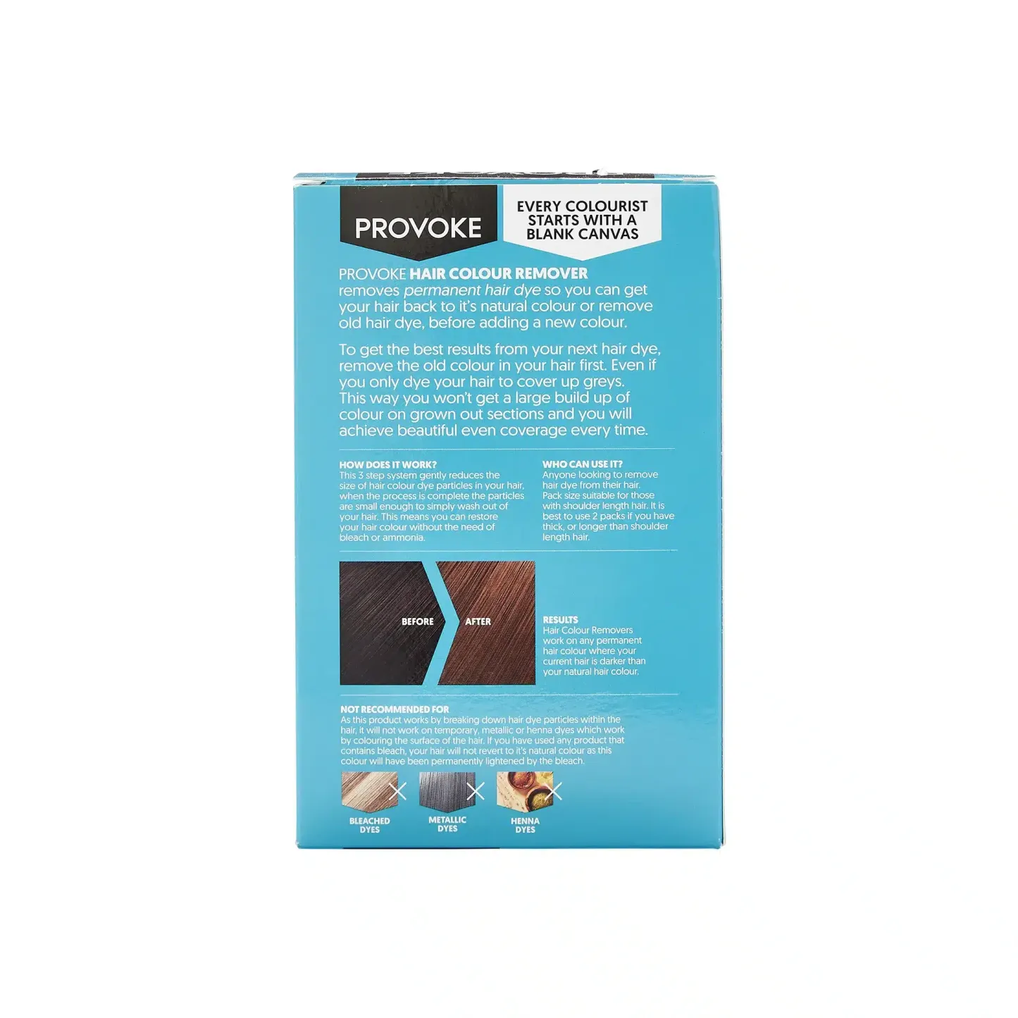 Provoke Permanent Hair Colour Remover