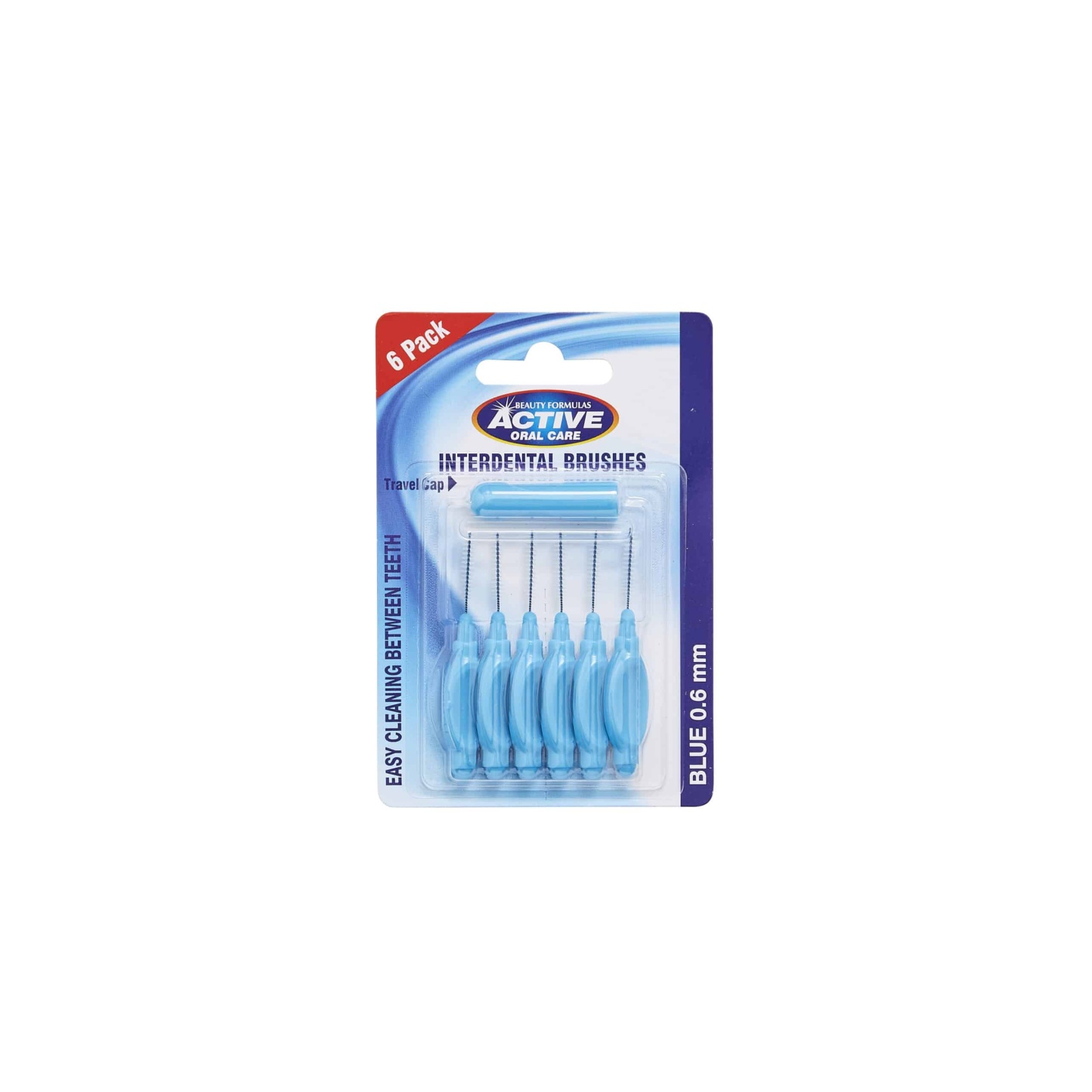 Beauty Formulas Active Oral Care Interdental Brushes 0.6mm 6's