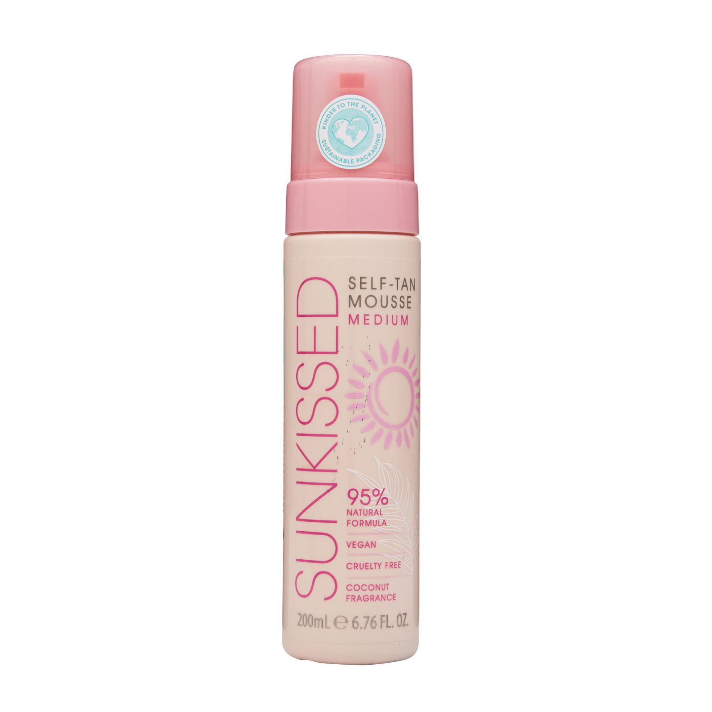 Sunkissed Self Tan Mousse Medium 200ml