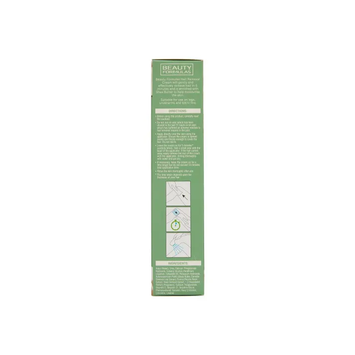 Beauty Formulas Moisturising Hair Removal Cream with Shea Butter 100ml