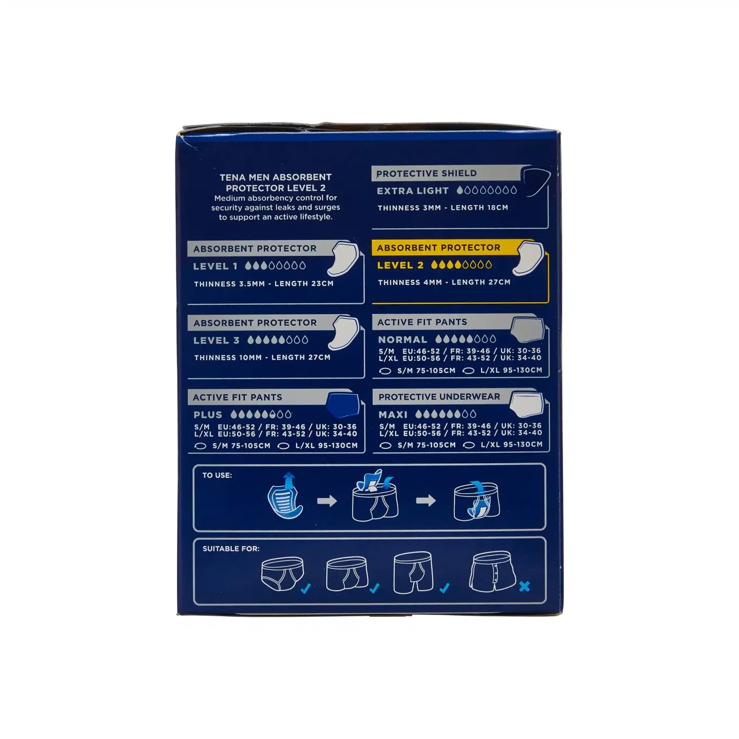 Tena Men Active Fit x 10