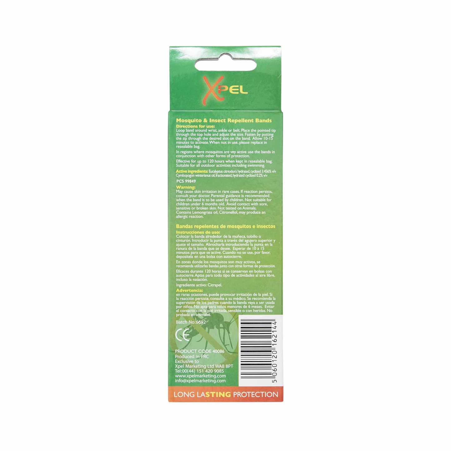 Xpel Mosquito & Insect Repellent Wrist Bands Pack of 2