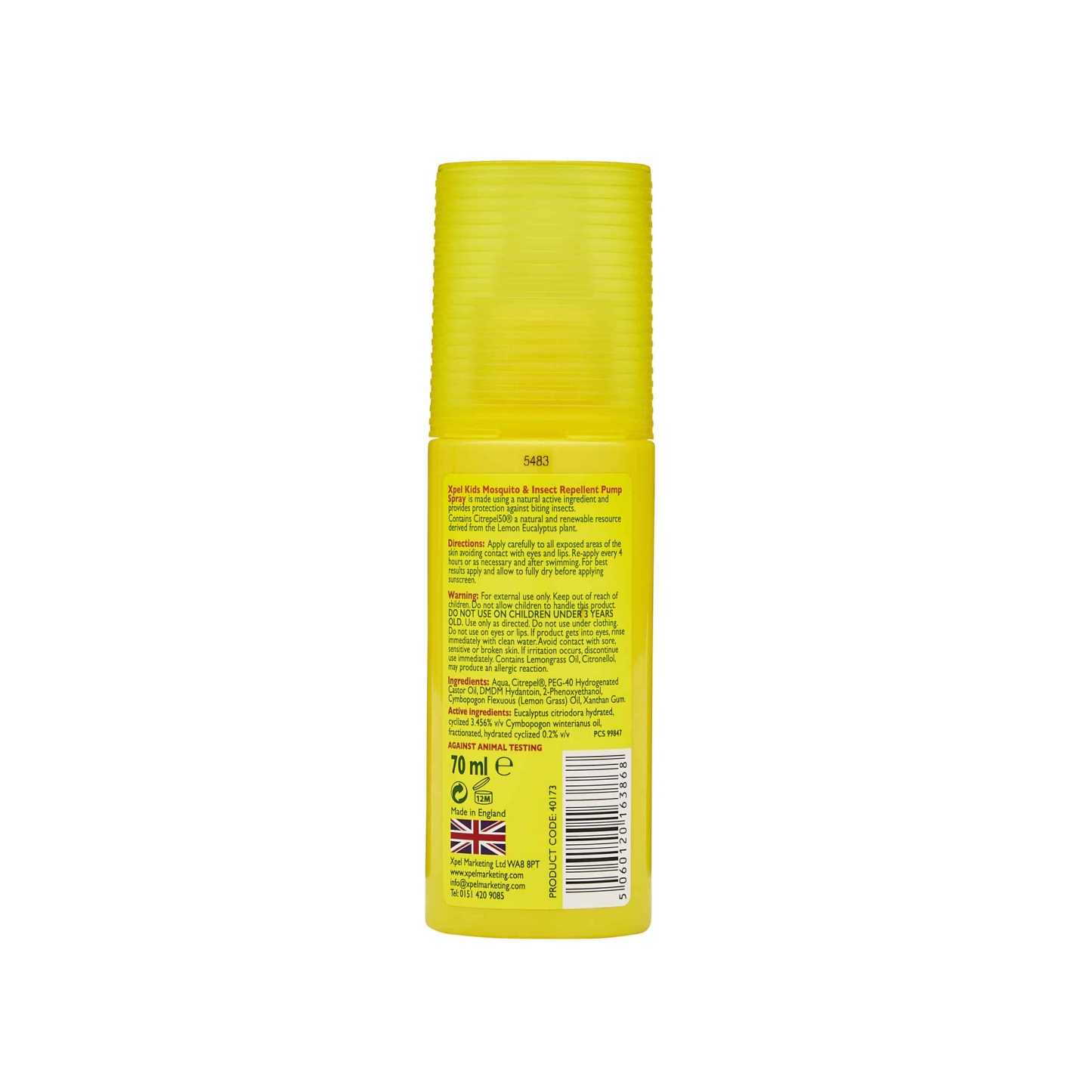 Xpel Kids Mosquito & Insect Repellent 70ml