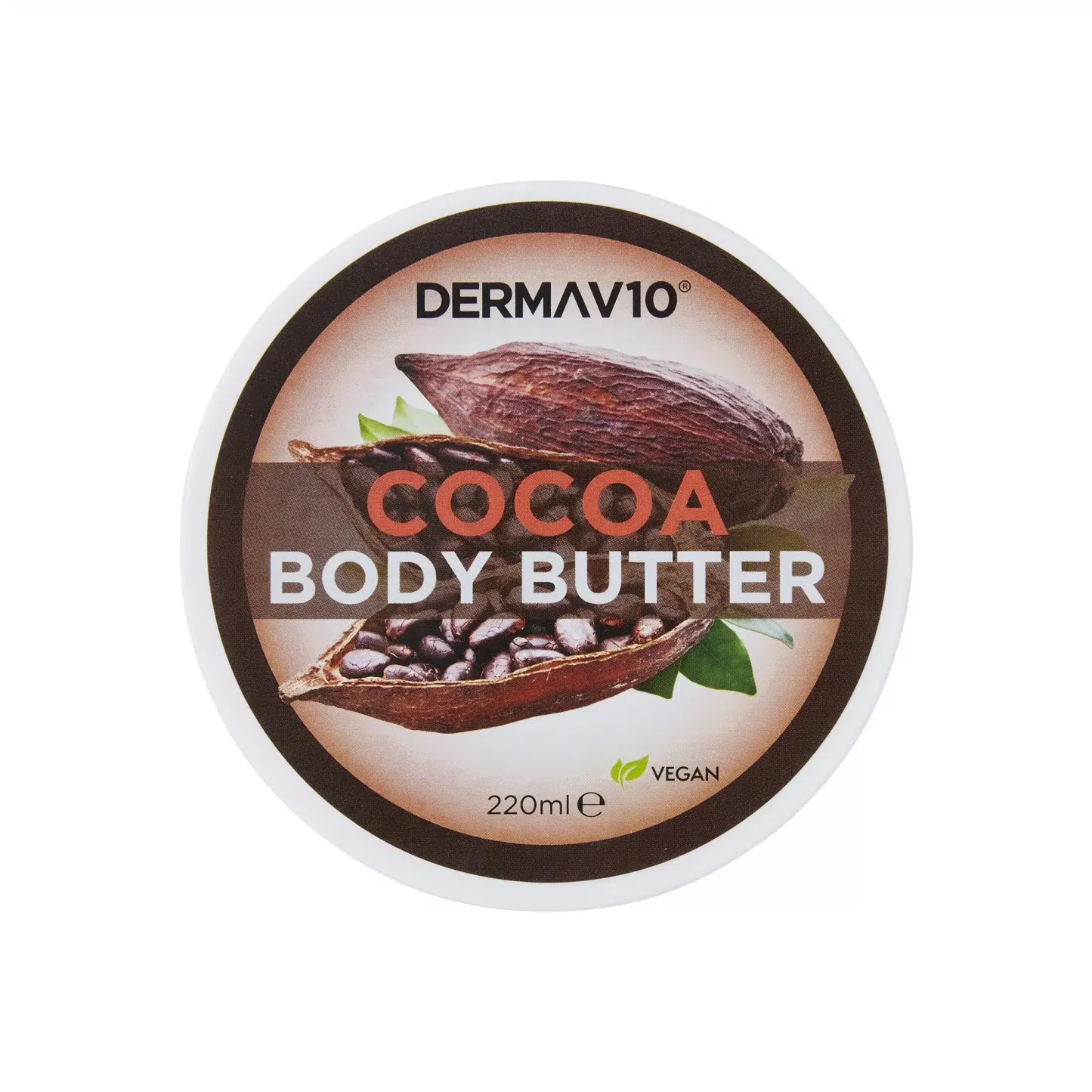 DermaV10 Cocoa Body Butter 220ml