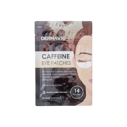 DermaV10 Caffine Eye Patches 14 Patches