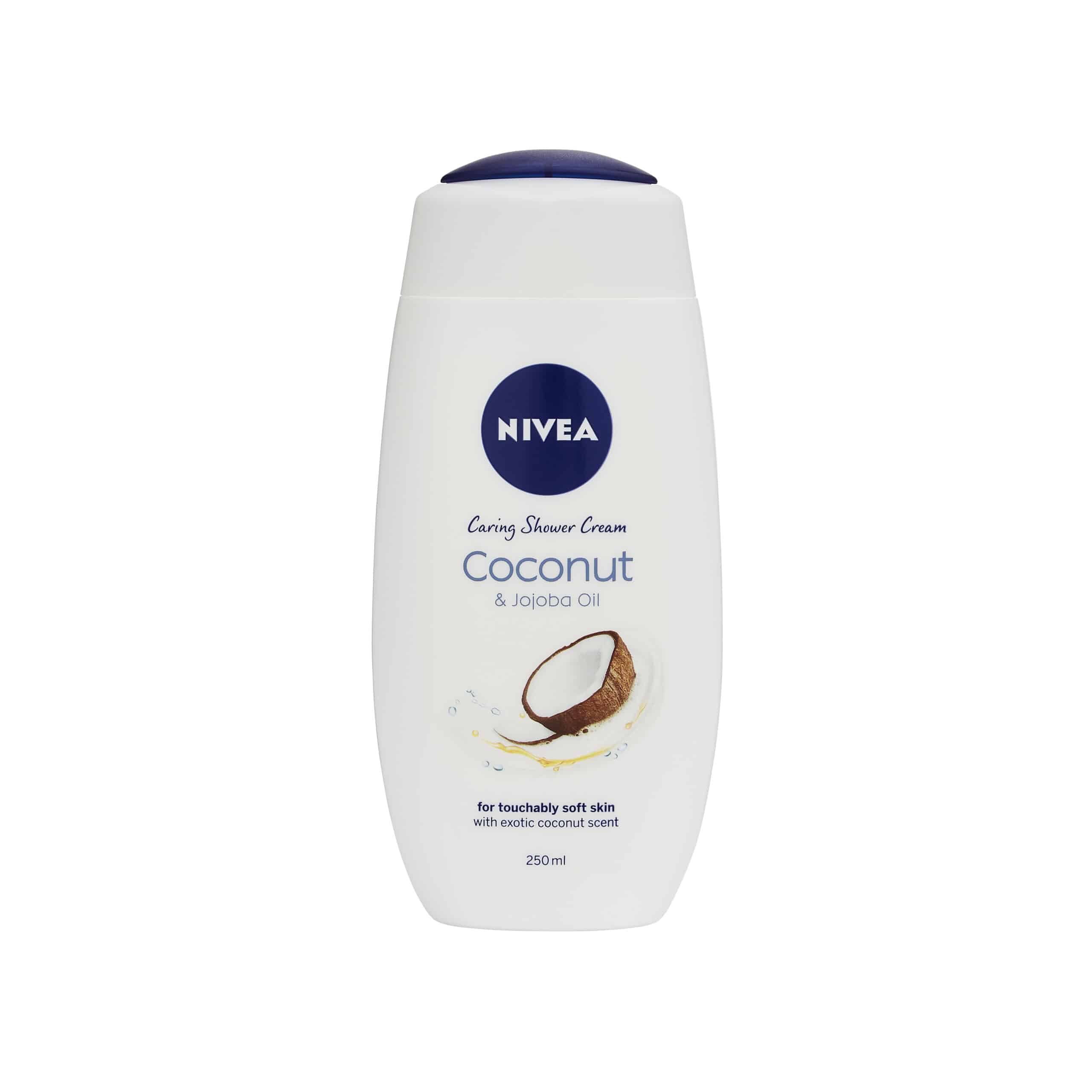 NIVEA Caring Shower Cream with Coconut & Jojoba Oil 250ml