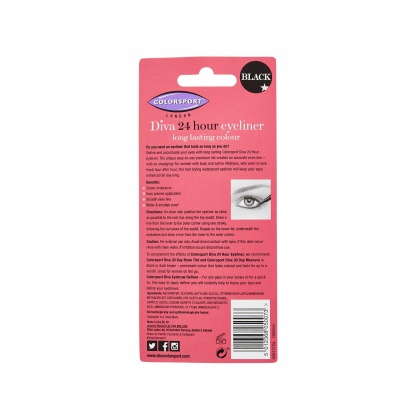 Colorsport Diva 24 Hour Eyeliner Black