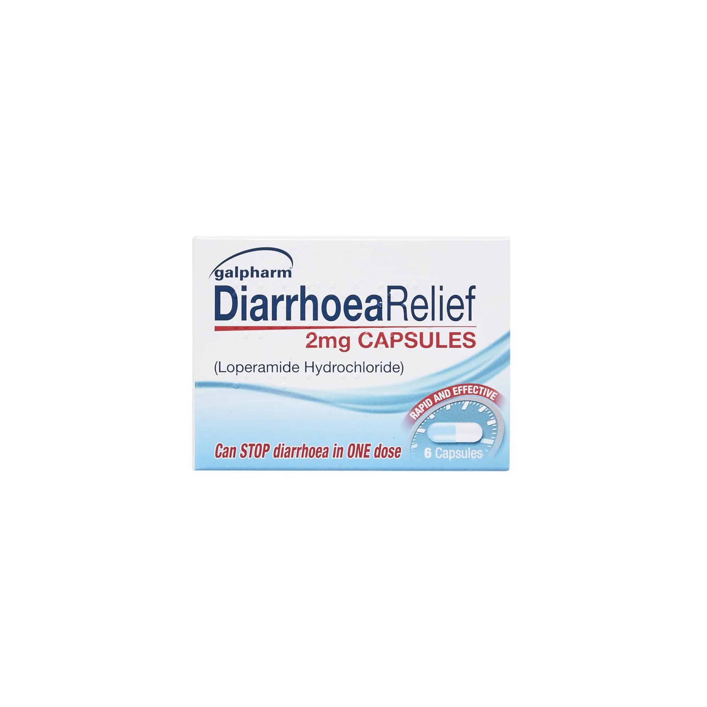Galpharm Diarrhoea Relief 2mg Capsules 6's