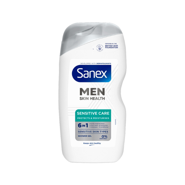 Sanex Men Skin Health Sensitive Care Shower Gel 400ml
