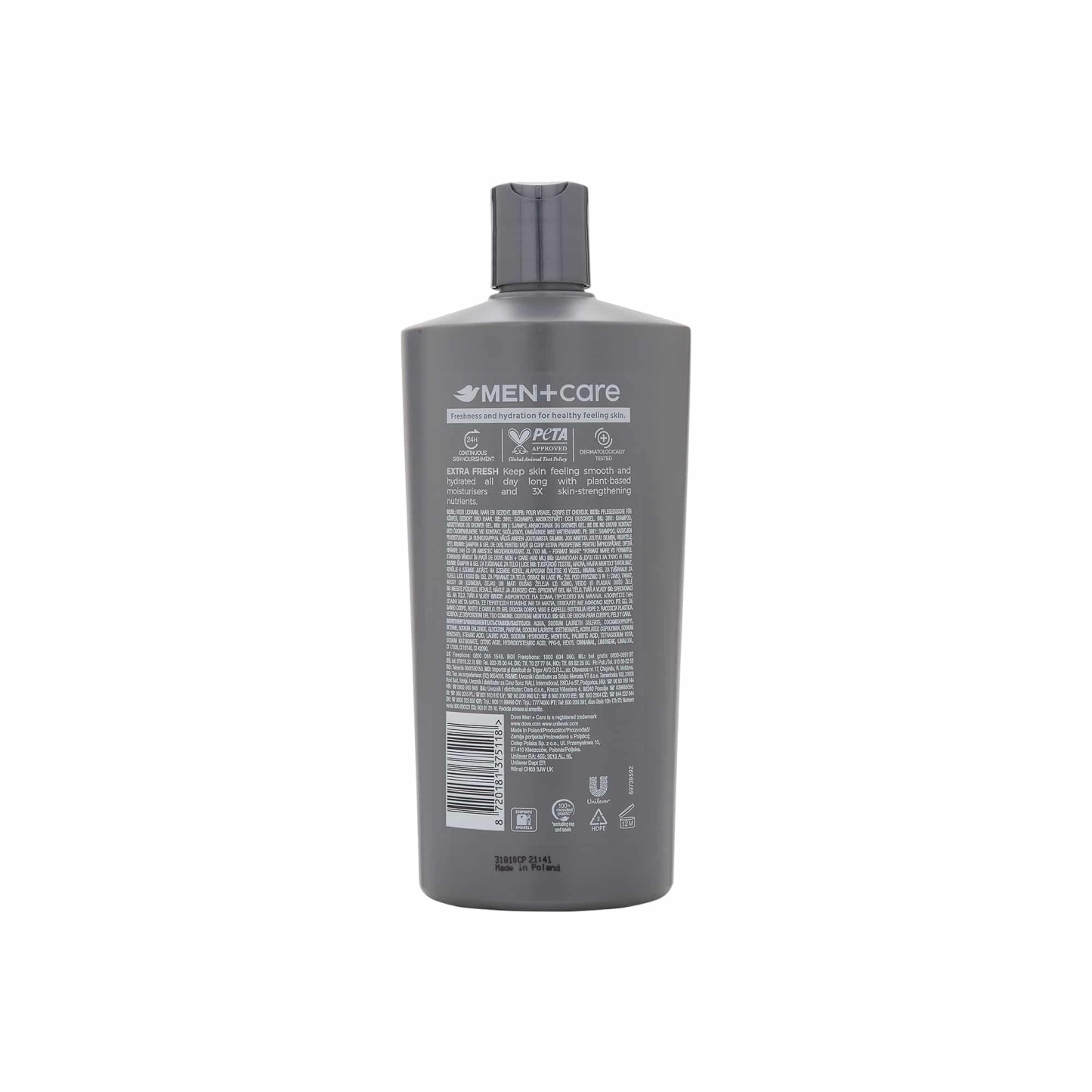 Dove Men Body Wash Extra Fresh 700ml