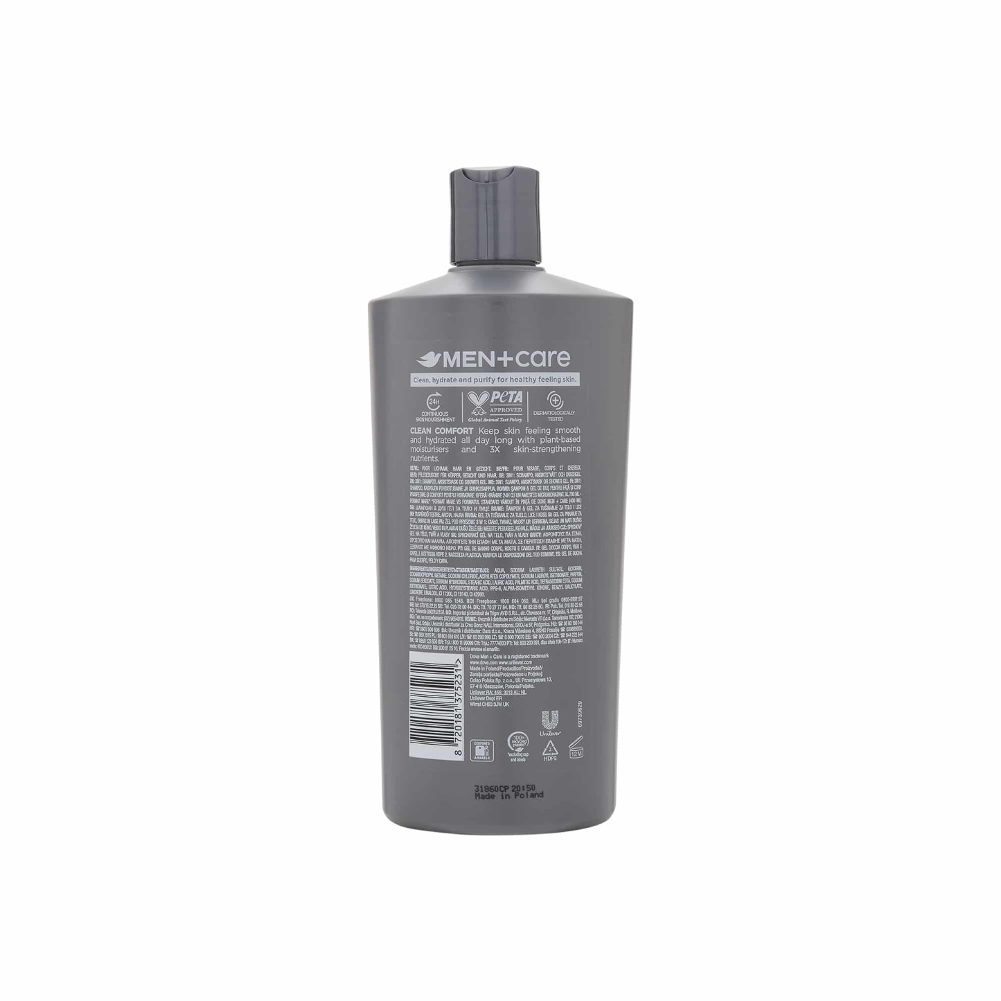 Dove Men Body Wash Clean Comfort 700ml