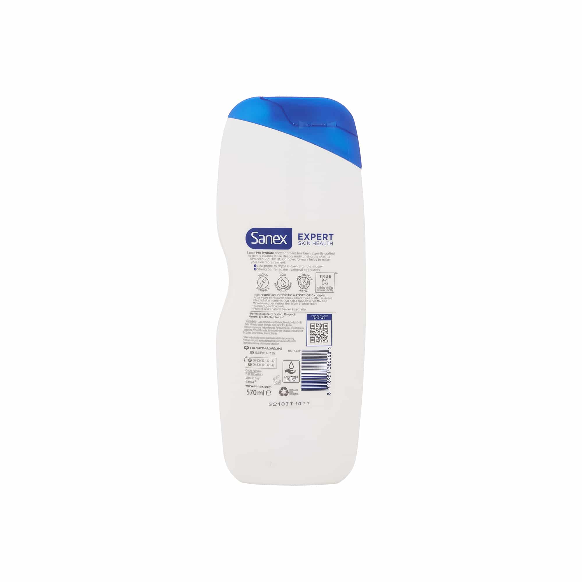 Sanex BiomeProtect Dermo Pro Hydrate Shower Cream 570ml