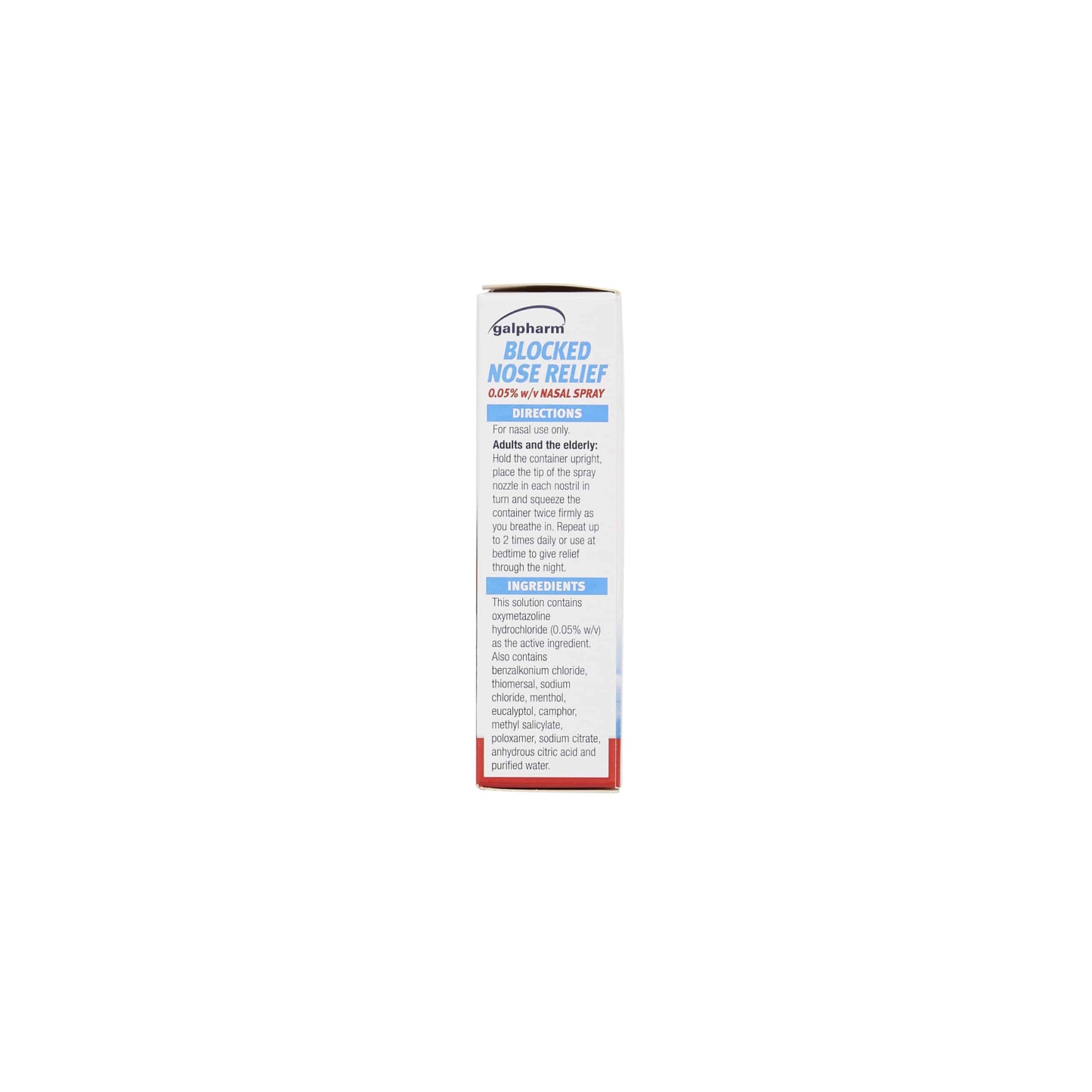 Galpharm Blocked Nose Relief Nasal Spray 15ml