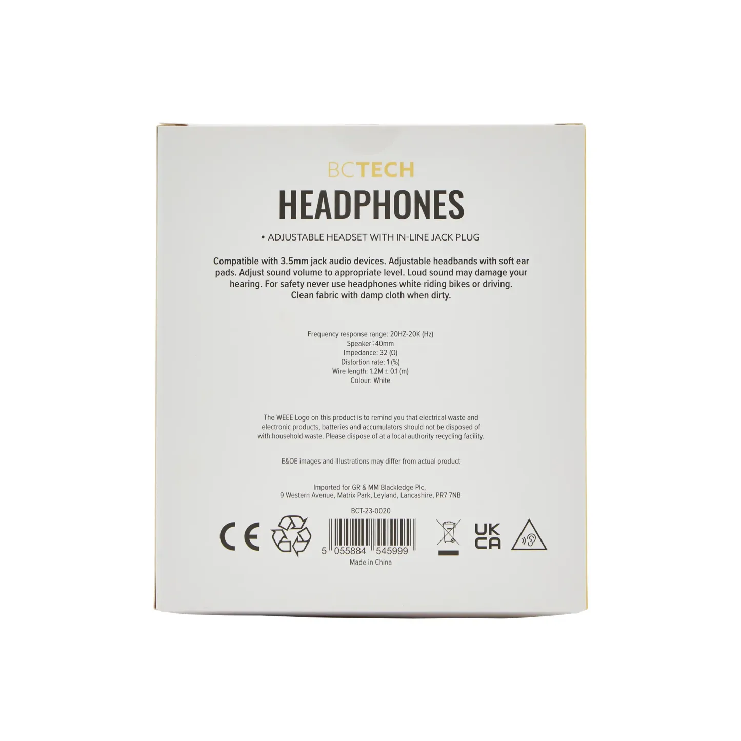 BCTECH Head Phones