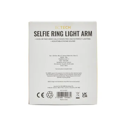 BCTECH Selfie Ring Light Arm