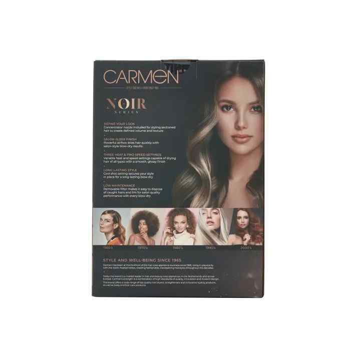 Carmen Noir II 2200W Hair Dryer Black and Copper